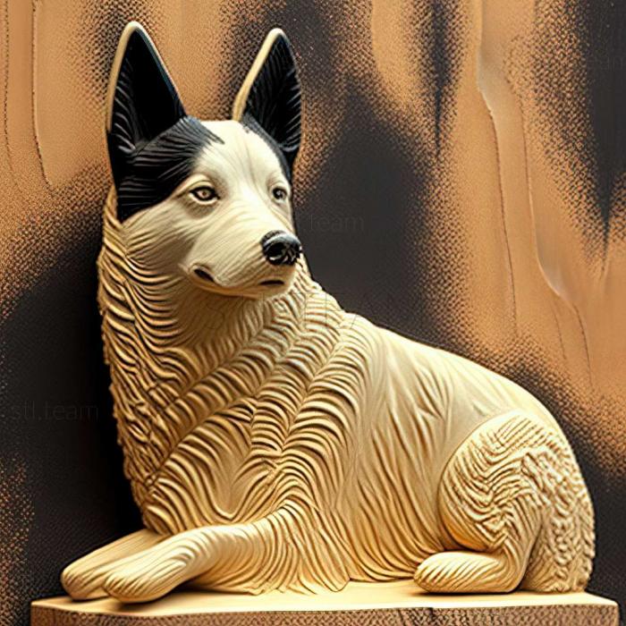 3D model Karelian bear dog (STL)